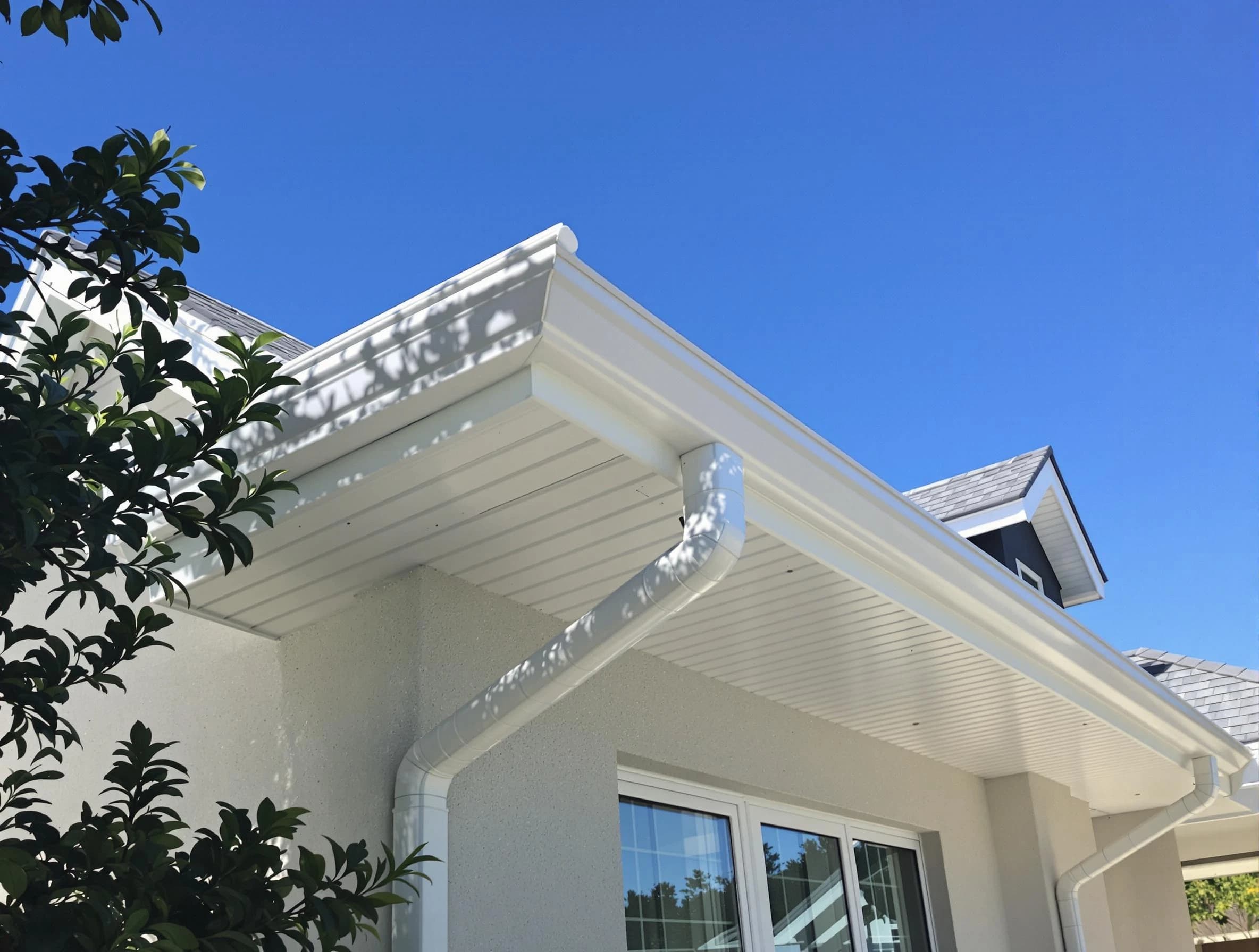 Custom-fit rain gutter system by Wickliffe Roofing Company in Wickliffe, OH