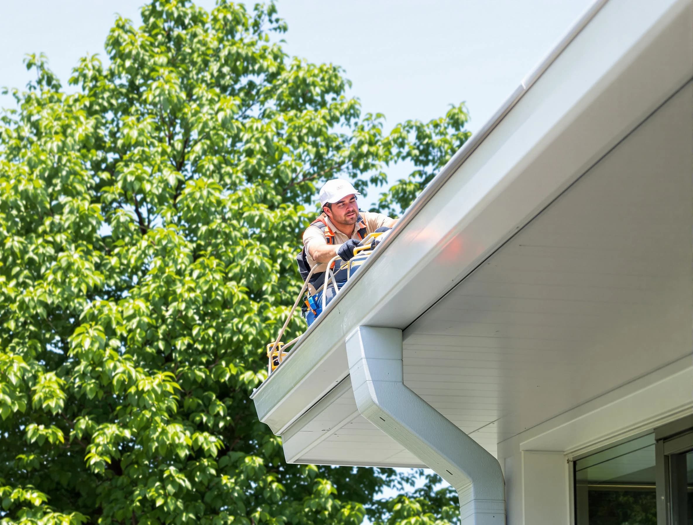 Wickliffe Roofing Company expert examining roof shingles in Wickliffe, OH