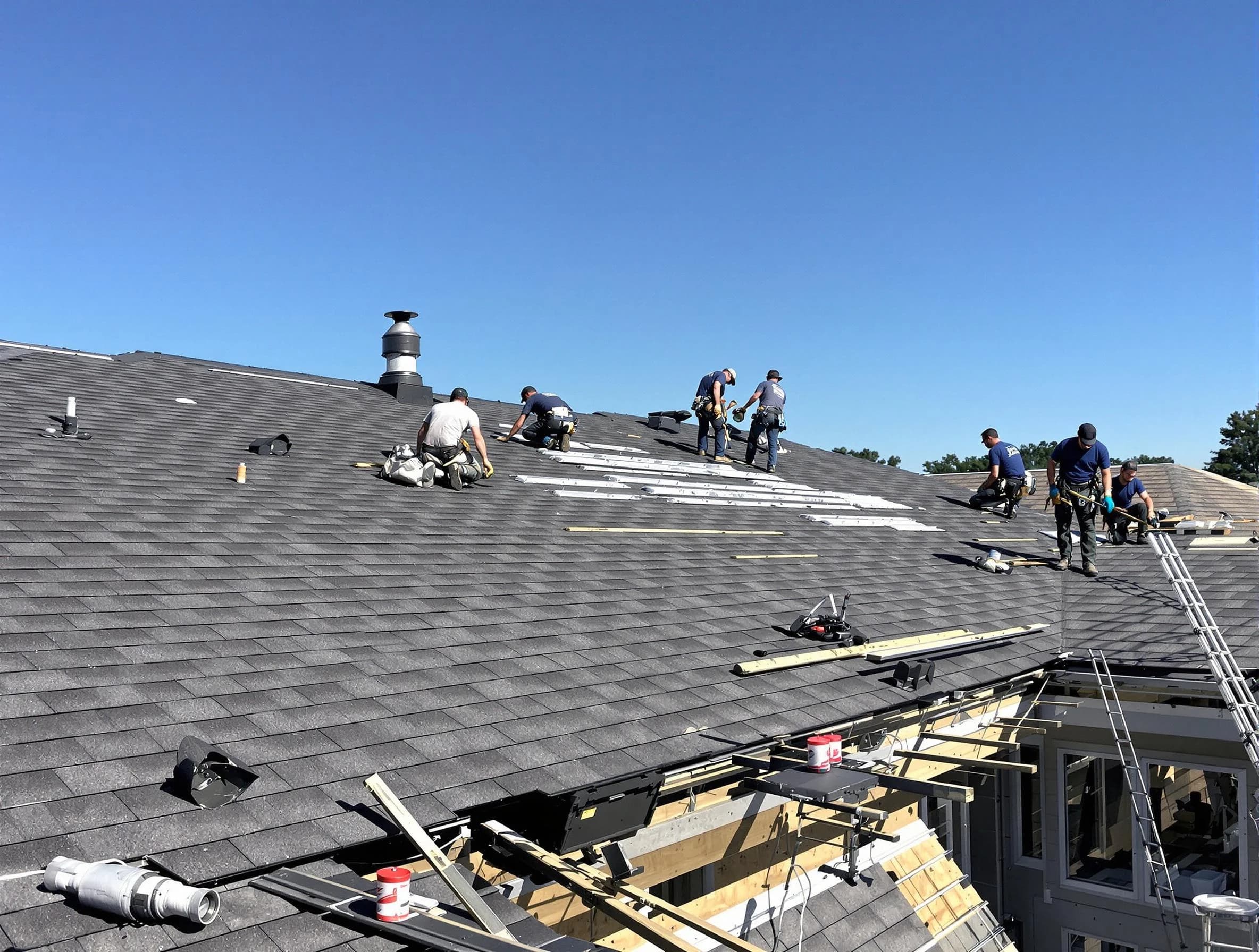 Wickliffe Roofing Company experts performing roof installation in Wickliffe, OH